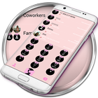 Dialer Theme Ribbon PinkPastel icône