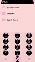 Dialer Theme Ribbon PinkPastel screenshot 2