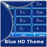 Blue HD Dialer Theme icône