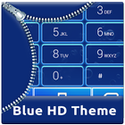 Màu xanh HD Dialer Theme biểu tượng