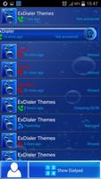 Blue HD Dialer Theme capture d'écran 3