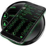 Dialer Theme Circle Green icon