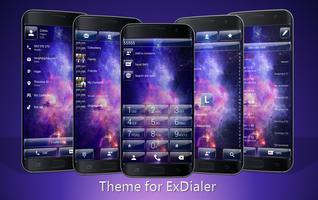 Dialer Theme GlassGalaxy drupe plakat