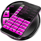 Icona Dialer Theme Gloss Pink drupe