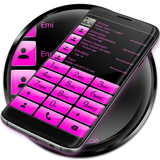 Dialer Theme Gloss Pink drupe icono