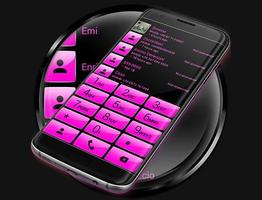 Dialer Theme Gloss Pink drupe captura de pantalla 3
