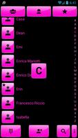 Dialer Theme Gloss Pink drupe 截圖 1