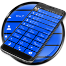 Dialer Theme Cards Blue drupe APK