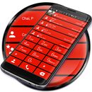 Dialer theme Cards Red APK