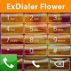 Flower Dialer Theme Zeichen