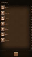 ExDialer Leather Theme скриншот 1