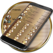 Dialer Theme Gold Copper drupe