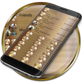 Dialer Theme Gold Copper drupe icono