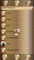 Dialer Theme Gold Copper drupe screenshot 2