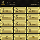 Theme for ExDialer Metal Gold APK