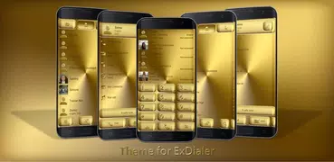 Dialer Theme Solid Gold drupe