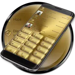 Dialer Theme Solid Gold drupe APK 下載