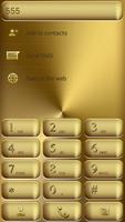 Dialer Theme Solid Gold drupe 스크린샷 1