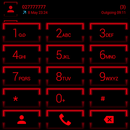Theme for ExDialer Neon Red APK