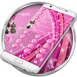 Dialer Theme Sparkling Pink simgesi
