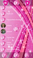 Dialer Theme Sparkling Pink screenshot 3