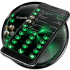 Dialer Theme Spheres Green アイコン