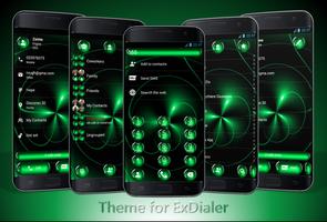 Dialer Theme Spheres Green poster