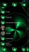 Dialer Theme Spheres Green captura de pantalla 3