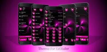 Dialer Theme Sphere Pink drupe