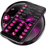 Dialer Theme Sphere Pink drupe