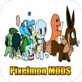 Pixel mon MOD For MineCraft PE ícone