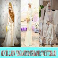 Poster Model gaun pengantin muslimah
