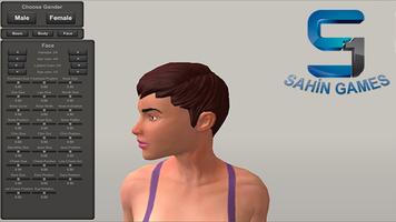 3D Real Human Model Game โปสเตอร์