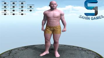 1 Schermata 3D Real Human Model Game