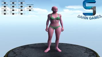 3D Real Human Model Game اسکرین شاٹ 2