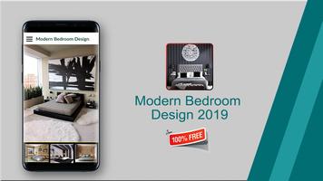 Design de chambre à coucher moderne 2019 Affiche