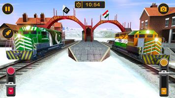Modern Pak vs Indian Train Race: Azadi Train Game poster