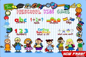 ABC 123 Kids Fun Alphabet Game Poster