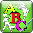 Alphabet Child ABC Color paint biểu tượng