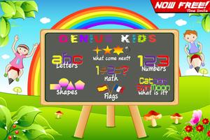 Genius Kids Learning ABC Games Affiche