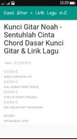 Kunci Gitar + Lirik Lagu A-Z 海報