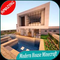 300+ Modern House Minecraft Ideas Affiche