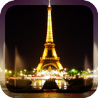 Night Paris Lights LWP ikona