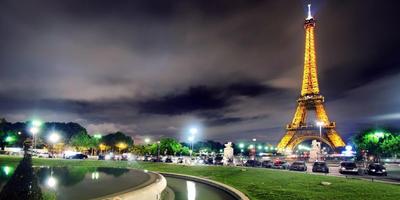 Night Paris Lights LWP الملصق