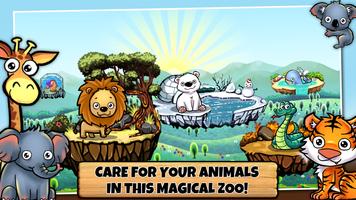 Zoo Insel: rettet die Tiere Plakat