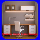 modern study table design icon