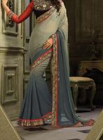 Modern Saree Ideas پوسٹر