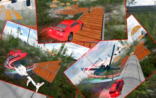 Impossible Tracks Car Stunt Car Racing 3D Affiche