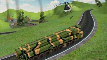 US Military Missile Attack 3D plakat