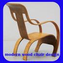 design of modern wooden chairs APK